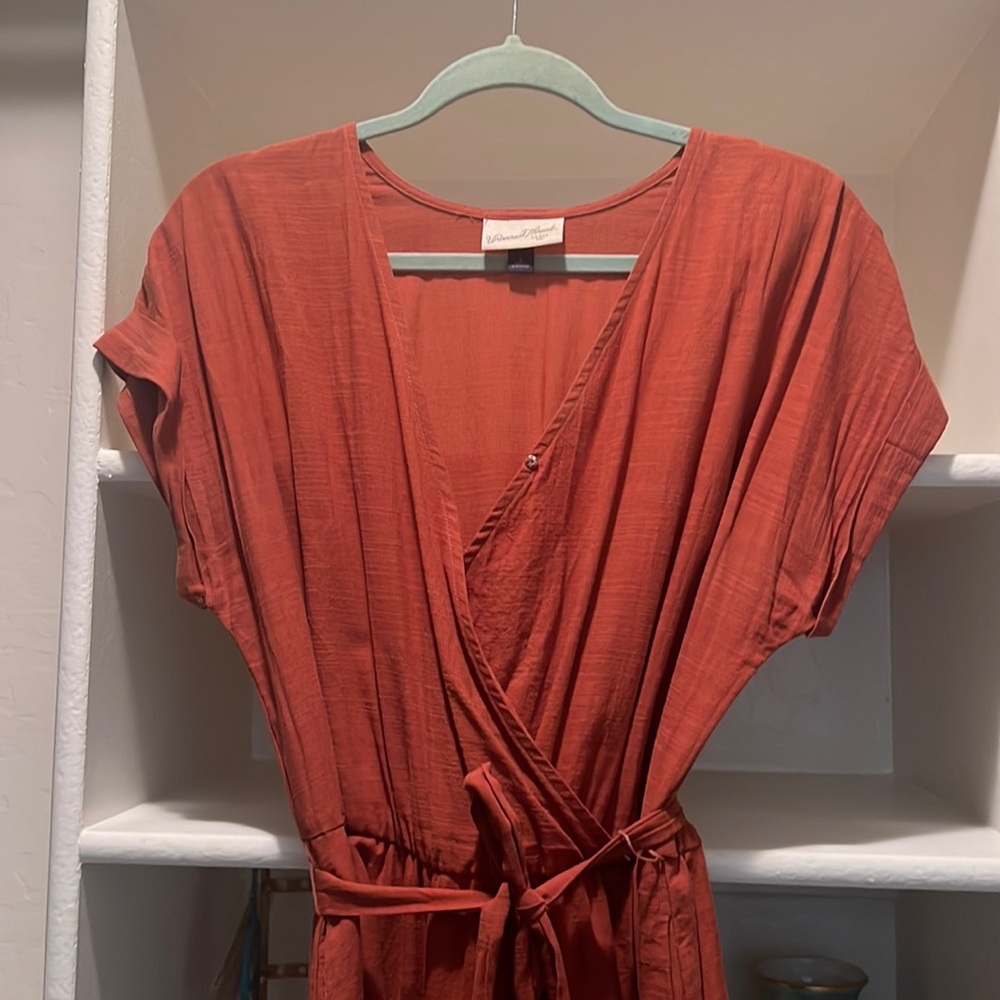 Midi linen material dress